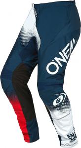 Брюки Oneal Element Racewear V.22 для мотокросса, синий/белый/красный