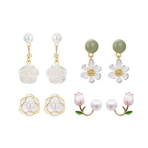 CHIMERA Минималистичный стиль художественный стиль мягкая фея круглая бусина подвеска серьги для женщин