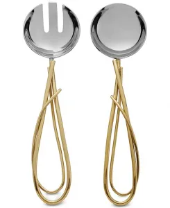 Сервировочный набор из 2-х предметов «Калла» Michael Aram, silver