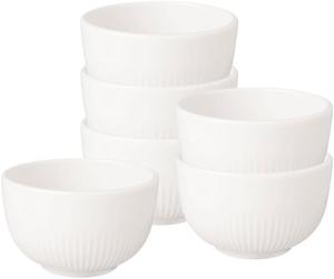 Набор пиал Villeroy & Boch Afina, 6 предметов, 90 мл, белый