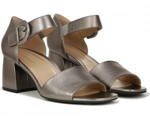 Туфли VIONIC Chardonnay Ankle Straps, цвет Pewter Metallic Leather