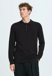 Футболка-Поло cfosvald с длинными рукавами Casual Friday, Black Beauty