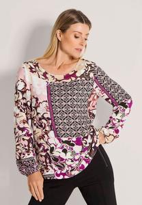 Блуза MADELEINE Blouse, Rosé Patterned/Light Pink