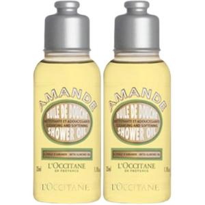 Гель для душа с миндалем Sweet Almond, очищающий, успокаивающий, увлажняющий 35мл*4/35мл*5/35мл*7 подарок на День учителя LOCCITANE, 35ml*2