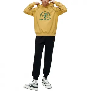 FILA FUSION Вязаные спортивные брюки мужские Pitch Black Moderate Cuffed