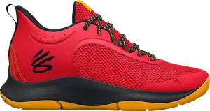 Кроссовки Under Armour Curry 3Z6 Bolt Red Black, красный