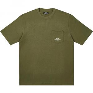 Футболка Palace x Engineered Garments Heavyweight, оливковый