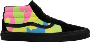 Кеды Vans Sk8-Mid Reissue Neon Camo, разноцветный