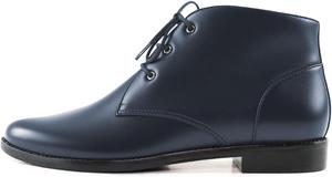 Женские модные ботильоны YDN с низким каблуком, заостренным носком и шнуровкой, чукка, на осень-зиму, повседневные и классические, размеры 4-15 US, Blue Leather