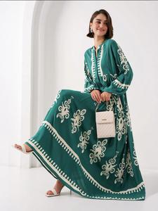 Bigdart Платье в темно-зеленом цвете