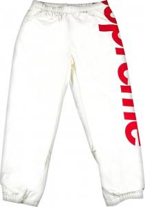 Брюки Supreme Spellout Track Pant 'White', белый