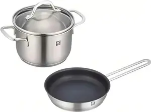 Набор посуды для приготовления Zwilling Pico, 2 предмета, серебряный