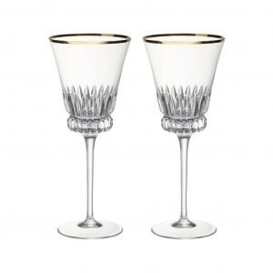 Бокал для красного вина Бокалы для красного вина Grand Royal Gold 200 мл, набор 2 шт., прозрачные с золотом Villeroy & Boch, прозрачно-золотой