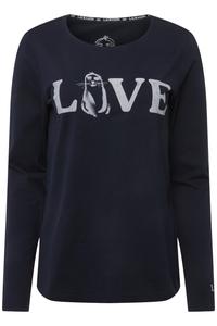 Лонгслив LAURASØN, морской синий