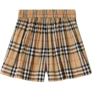 Шорты детские средней длины Burberry, sandy бежевый