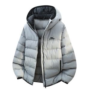 Пуховик Unisex Hooded Moderate Padded HUANQIU, светло-серый