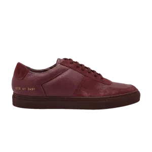 Кроссовки Common Projects Bball Low Premium Bordeaux, красный