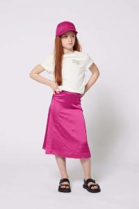 Детская хлопковая футболка Michael Kors, белый