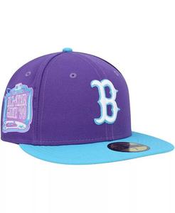 Мужская фиолетовая приталенная кепка Boston Red Sox Vice 59FIFTY New Era