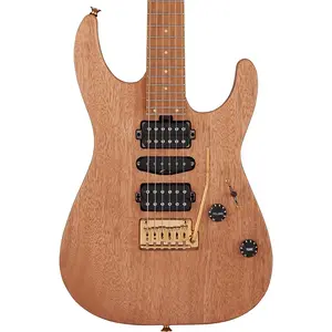 Гитара Charvel Pro-Mod DK24 HSH 2PT CM, карманная дека с грифом из красного дерева, натуральный цвет
