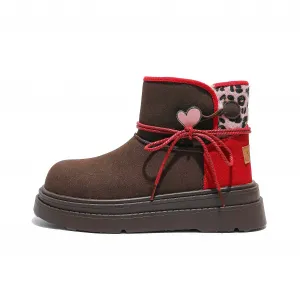 Dawei's house Давейс Хаус зимние сапоги женские вишнёво-красные, цвет Cherry Red