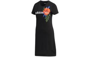 Футболка с коротким рукавом женская черная Adidas Neo