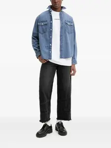 Джинсы с бахромой Desigual, черный