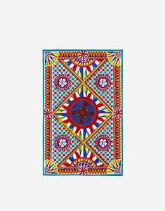 Махровый хлопковый коврик для ванной Dolce&Gabbana, мультиколор