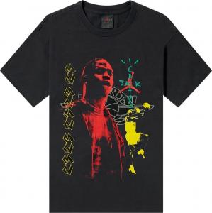 Футболка Cactus Jack by Travis Scott x Air Jordan MJ 1 T-Shirt 'Black', черный
