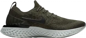 Кроссовки Nike Wmns Epic React Flyknit 'Olive', зеленый