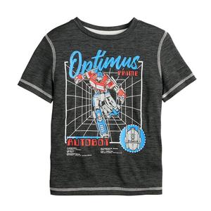 Футболка Jumping Beans Transformers Optimus Prime для мальчиков 4–12 лет с активным рисунком и короткими рукавами, серый