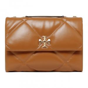 Сумка через плечо Kira из коровьей кожи, женская сумка-мессенджер, клатч tan TORY BURCH, Set (Bag+Dust Bag)