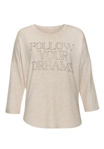 Рубашка LASCANA, цвет mottled beige