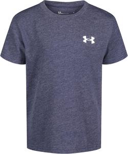 Футболка Under Armour Boys Elite с коротким рукавом, Midnight Navy Sp22