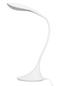 Настольная светодиодная лампа, с регулировкой яркости, белая, степень защиты IP20 Novel, белый