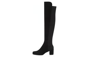 SW Ботфорты до колена 6,5 см Женские Черные Stuart Weitzman