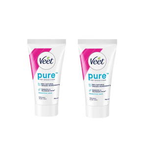 Veet Увлажняющий крем для депиляции подмышек Pure для мужчин и женщин, мягкий, без черных точек, 200 мл/200 мл*2/200 мл*3/30 г