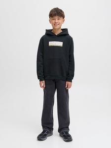 JACK & JONES Junior Худи "Inwood" черного цвета