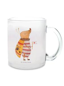 Кружка с рисунком флага моли (не скажешь) прозрачная Mr. & Mrs. Panda