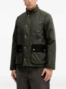 Куртка Cordhill с вельветовыми карманами Barbour, зеленый