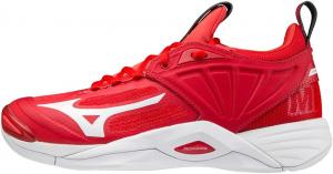 Женские волейбольные кроссовки Mizuno Wave Momentum 2, красно-белый