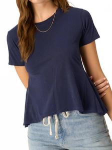 Футболка Melody Peplum темно-синего цвета Project Social T, темно-синий