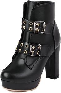 Женские ботильоны MIOKE с острым носком, нарядные, с блестящей металлической молнией, на массивном высоком каблуке, короткие ботинки Челси, Black