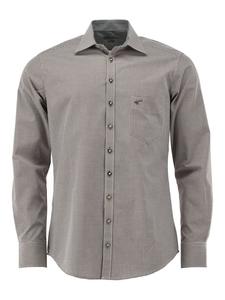 Традиционная рубашка вакоду средне-коричневого цвета OS-Trachten