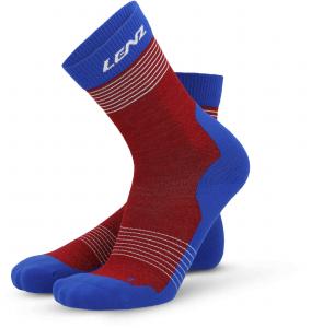 Носки Lenz think about merino nordic 2.0, Red/Blue