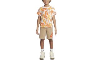 Детская повседневная спортивная одежда Nike, оранжево-коричневая