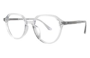 MUZU Унисекс очки для зрения, 21591-Translucent gray-C02