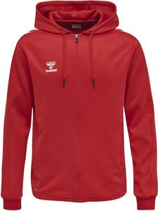 Толстовка Hummel Hoodie Hmlcore Xk Poly Zip Hood Sweat, цвет TRUE RED