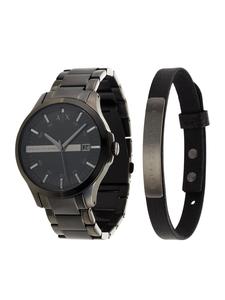 ARMANI EXCHANGE Аналоговые часы в черном цвете