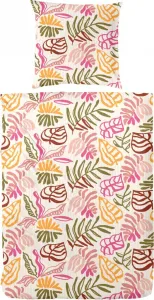 Постельное белье Primera Soft Seersucker 135x200, листья папоротника, разноцветные, 213063-045 PRIMERA
